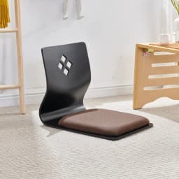 Japanese Chair Design Home Living Room Furniture Kotatsu Table Chair Tatami LegLess Floor Chair Black Finish