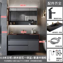 Wooden Organizer Bathroom Cabinets Wall Mounted Luxury Organiser Bathroom Cabinets Storage Mirror Armario De Banheiro Furniture