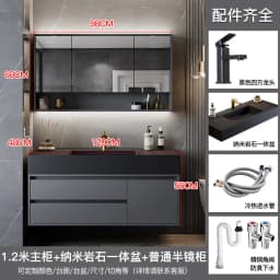 Wooden Organizer Bathroom Cabinets Wall Mounted Luxury Organiser Bathroom Cabinets Storage Mirror Armario De Banheiro Furniture