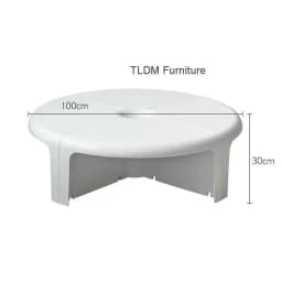 Nordic Round Color Side Table Creative ABS Plastic Coffee Tables Designer Living Room Furniture Modern Home Storage Corner Table