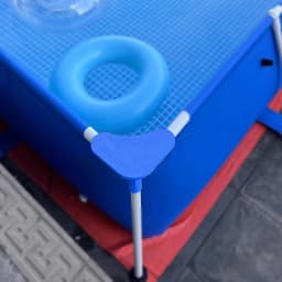 Pool Frame Corner Joint Premium Easy to Install Outdoor Pool Frame Parts Fitting for 28270-28273 Swimming Pool Metal Frame Pools