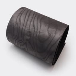 Length:2.5m Width:300mm T:0.3mm Jet Black Dyed White Ash Random Grain Solid Wood Veneer DIY Home Cabinet Door Speaker Decor