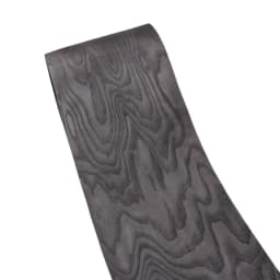 Length:2.5m Width:300mm T:0.3mm Jet Black Dyed White Ash Random Grain Solid Wood Veneer DIY Home Cabinet Door Speaker Decor