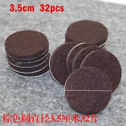 20mm Felt Chair Leg Pads 5mm Thick Floor Scratch Protector Mat Mute Non-slip Self Adhesive DIY Furniture Accessories