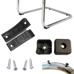 4pcs/lot U Shaped Non-slip Chair Leg Pad Anti-front Tilt Glides Bumper Damper Stool Useful Chair Legs Tube Caps Floor Protector