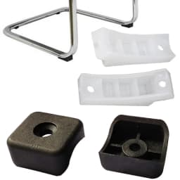 4pcs/lot U Shaped Non-slip Chair Leg Pad Anti-front Tilt Glides Bumper Damper Stool Useful Chair Legs Tube Caps Floor Protector