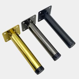 4Pcs/Set Stainless Steel Furniture Legs TV Cabinet Foot Sofa Leg Hardware Cabinet Feet Furniture Accessories With Screws