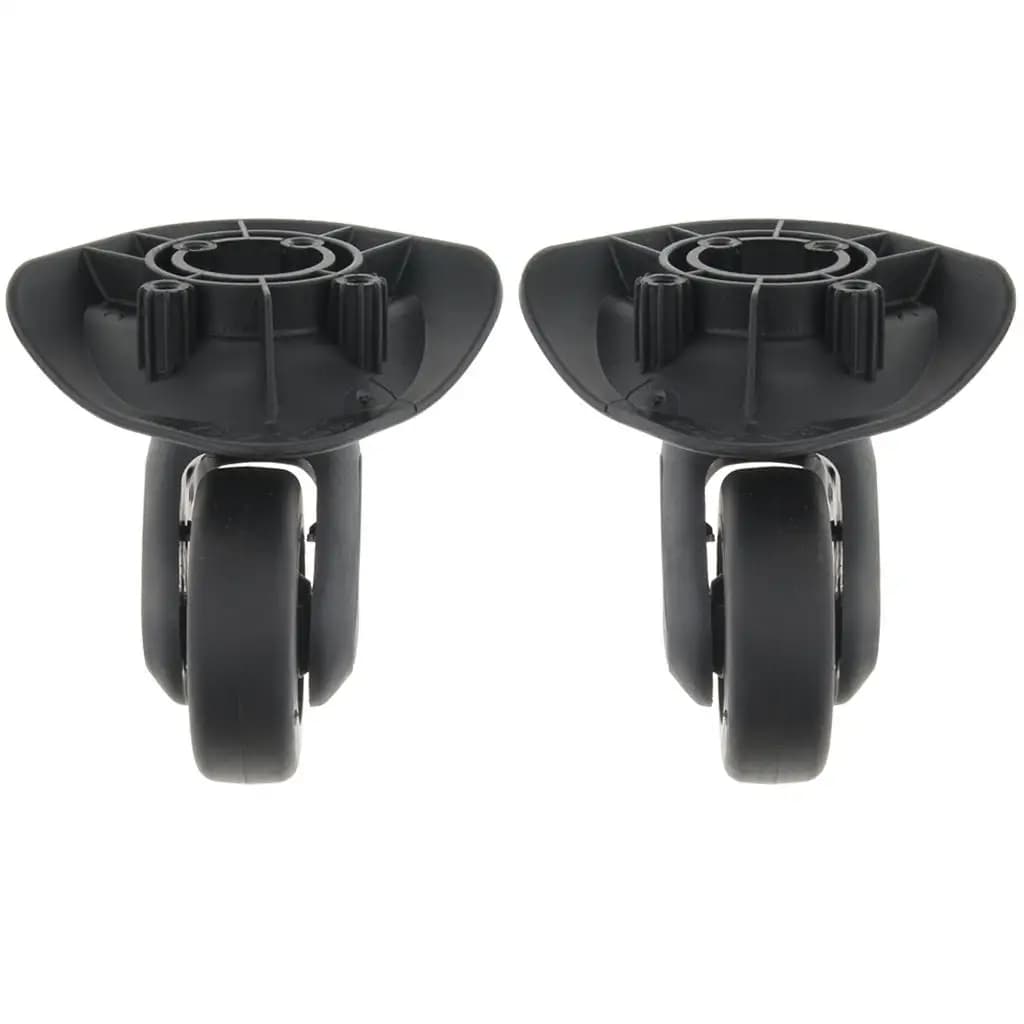 1 Pair Luggage Wheels Replacement Universal Trolley Fixed Casters - Flexible and High Quality ( A84 )