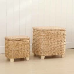 Handmade Straw Woven Stool, Porch Shoe Changing Stool, Living Room Sofa Footstool, Creative Storage Stool, Modern Furniture Seat