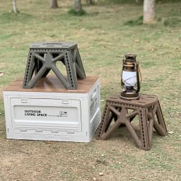 Portable Folding Chair High Load Bearing Durable Foldable Small Stool for Indoor/Outdoor Use, Camping, Hiking, Fishing, BBQ