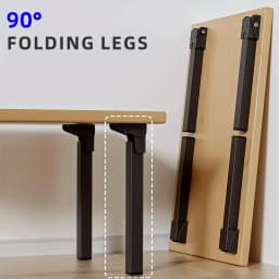 1pcs Size selectable Heavy Duty Metal Folding Table Leg - Versatile Replacement for Laptop, Coffee & Camping Tables