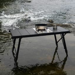 Newest Folding IGT Table Lightweight Backpack Roll Table Multifunctional Adjustable Leg Desk Desktop Burner BBQ Table