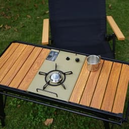Newest Folding IGT Table Lightweight Backpack Roll Table Multifunctional Adjustable Leg Desk Desktop Burner BBQ Table
