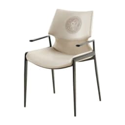 Italian Light Luxury Dining Chair Home Iron Backrest Stool Saddle Leather Armchair Hotel Negotiation Chair Restaurant Chair