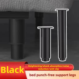 1 PCS Adjustable Bed Beam Support Foot Reinforcement Cold Rolled Steel Furniture Legs Sofa Legs Bottom Load Bracket