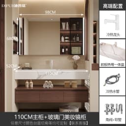 Partitions Organizer Bathroom Cabinet Mirror Modern Skincare Drawers Display Bathroom Cabinet Paper Slim Gabinete Home Furniture
