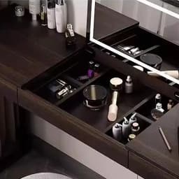 Italian Minimalist Vanity Table With Drawer Storage Bedroom Corner Vanity Table With Light Mirror Cool Meuble Chambre Furniture