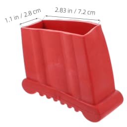 B97A-4Pcs Non-Slip Folding Ladder Feet Mat, Rubber Stair Foot Pads & Covers, Anti-Skid Ladder Leg Cushion Bumper