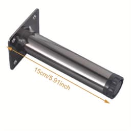 4pcs New design Gun Grey 15cm height-adjustable furniture legs Adjustable table legs Durable metal sofa legs Hardware fittings