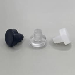 50Pcs Transparent Black Rubbber Anti Collision Hole Plugs 5mm 6mm Foot Pad Fasteners Screws Door Bumper Furniture Accessories