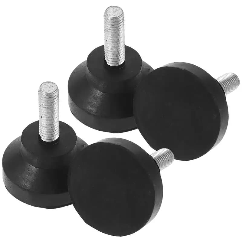 4pcs Leg Leveler Heavy Duty Leveling Feet Adjustable Thread Levelers for Machine Heavy Duty Applications Threaded Shock NEW