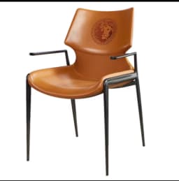 Italian Modern Dining Chair Luxury High Back Armchair for Open Kitchens & Model Homes Designer-Approved Restaurant Chair