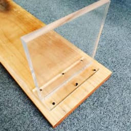 Naxilai 1pc Bench Legs 6inch 8inch 12inch 16 Inch Acrylic Bench Legs Sturdy Coffee Table Legs (10inch-Wide,16 inch)
