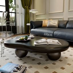 Creative French Light Luxury Cloud Coffee Table Modern Simple and Minimalist Small Apartment Irregular Teapoy Coffe Table