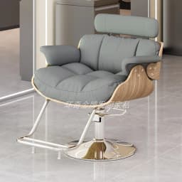 Women Dressing Shaving 360° Swivel Personalized Barber Chair Professional Leg Rest Chair Adjustable Shaving Salon Furniture
