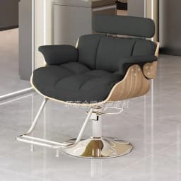 Women Dressing Shaving 360° Swivel Personalized Barber Chair Professional Leg Rest Chair Adjustable Shaving Salon Furniture