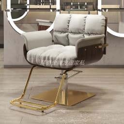 Women Dressing Shaving 360° Swivel Personalized Barber Chair Professional Leg Rest Chair Adjustable Shaving Salon Furniture