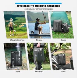 Travel Vacuum Bag Reusable Storage Bag Folding Outdoor Travel Compression Bag For Suitcases Backpack Luggage