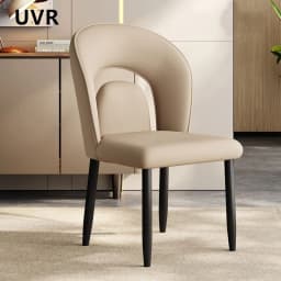 UVR High Quality Dining Chair Home Kitchen Backrest Stool Hotel Cafe Upholstered Chair Design Restaurant Chair Furniture