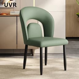 UVR High Quality Dining Chair Home Kitchen Backrest Stool Hotel Cafe Upholstered Chair Design Restaurant Chair Furniture