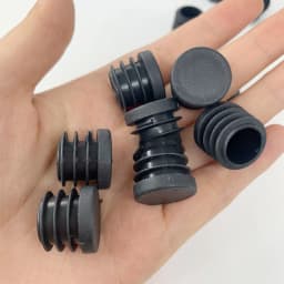 10 Pcs 19mm Round Plastic Hole Plugs Caps ,Inserts for Metal Tubing, Hardware Plugs, Fences, Glide Protection from Chair