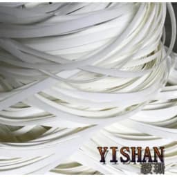 60-70Meters(500g) Width:8mm White Gradient Flat Synthetic Rattan Weaving Material Plastic Knit Repair Chair Table PE Rattan