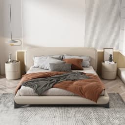 New Nordic Solid Wood Round Bedside Table, Modern Simple Small Bedroom Storage Cabinet, Living Room Afas Cabinet, Home Furniture
