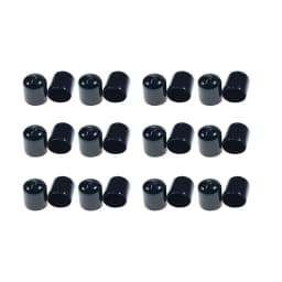 10-50pc PVC Rubber End Cap, Screw End Cap, Plastic Tube, Hub Thread Protector, Push In Cap, Rubber Cap, Threaded Rubber Cap