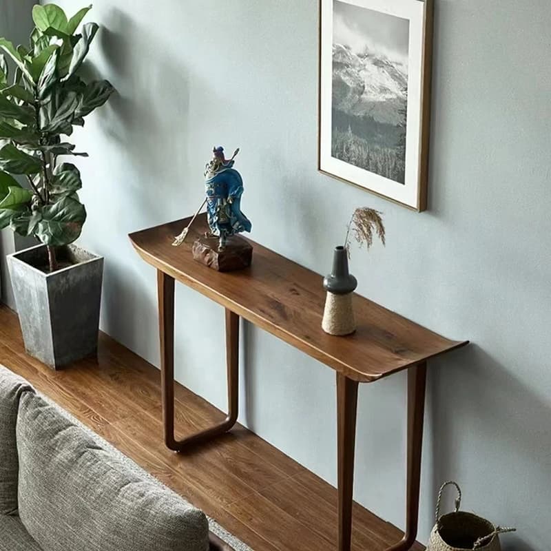 Mesa Vintage Entrance Table Narrow Small Creative Wooden Corner Table Design Modern Tavolino Ingresso Furniture Living Room