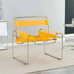 Simple Nordic Vassili Leisure Chair Single Chair Medieval Photo Industrial Style Network Red Bauhaus Saddle Leather Furniture
