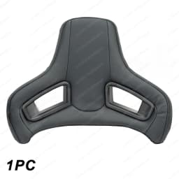 Plug and Play Leather Car Seat Headrest Cold Foam with Racing Style