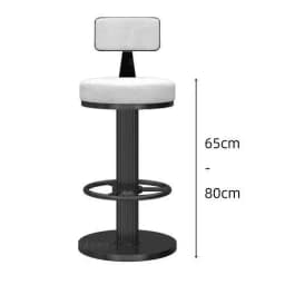 Style Nordic Metal Bar Stool Modern Telescopic High Quality Round Party Chairs White Luxury Soft Taburetes De Bar Furniture