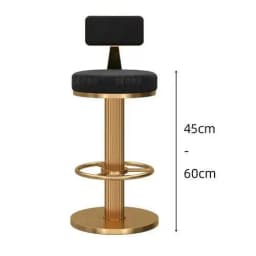 Style Nordic Metal Bar Stool Modern Telescopic High Quality Round Party Chairs White Luxury Soft Taburetes De Bar Furniture
