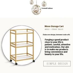 Luxury Salon Trolley Professional Barber Chariot Spa Equipment Chairs Organizers Tool Cart Mueble Con Ruedas Salon Furniture