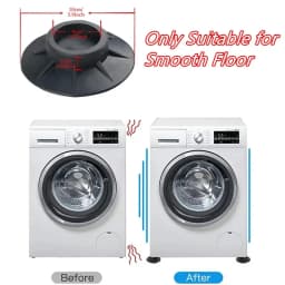 4PCS Anti Vibration Feet Pads Rubber Legs Slipstop Silent Skid Raiser Mat For Washing Machine Support Dampers Stand Non-Slip Pad