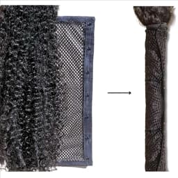 ABWP-8PCS Length N Lock Hair Stretcher, Curling Ring, Curling Net Stretcher Mesh Wrap To Prevent Shrinkage (7In+13In)