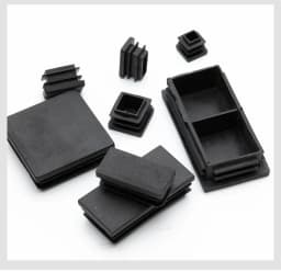 4pcs Plastic pipe inner plug Dust cover square Steel tube Blanking End Cap Bung For ladder Furniture chair table Leg Protector