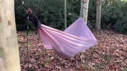 300x140cm Camping Parachute Hammock Single Portable Outdoor Indoor Nylon Hammock Adult Child Swing for Adventure Garden Backyard
