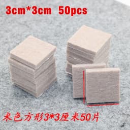 18-160pcs 5mm Thicker Self Adhesive Chair Table Legs Felt Pads Floor Surface Anti Skid Scratch Protector Mute Non-slip Feet Mat