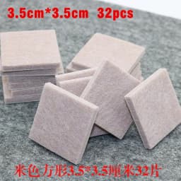 18-160pcs 5mm Thicker Self Adhesive Chair Table Legs Felt Pads Floor Surface Anti Skid Scratch Protector Mute Non-slip Feet Mat
